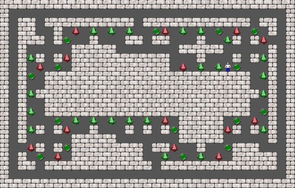 Sokoban Bugs550 collection level 172